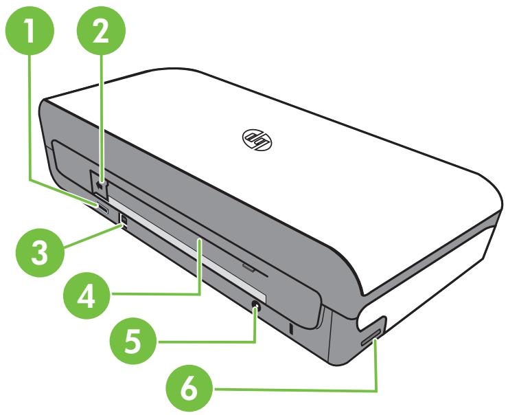 HP OJ 150 AIO PORTABLE - Vue arrête et laterale - 1