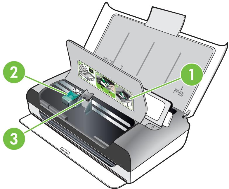 HP OJ 150 AIO PORTABLE - Zone d'approvisionnement pour l'impression - 1