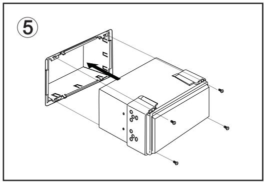 AUDIOVOX VME 9325 BTA - ISO DIN Installation - 5
