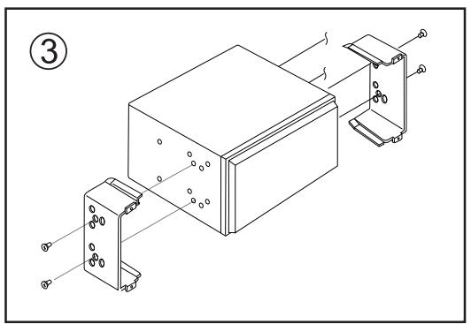 AUDIOVOX VME 9325 BTA - ISO DIN Installation - 6