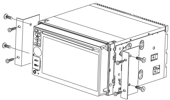 AUDIOVOX VME 9325 BTA - ISO DIN Installation - 1