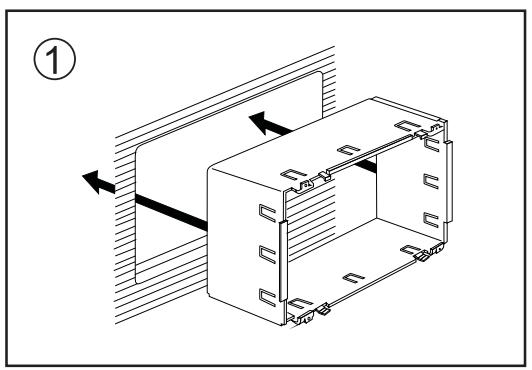 AUDIOVOX VME 9325 BTA - ISO DIN Installation - 2