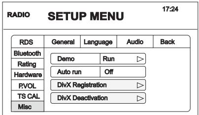 AUDIOVOX VME 9325 BTA - Information regarding DivX® - 2