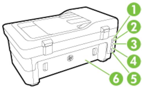 HP OFFICEJET 7610 - Rückansicht - 1