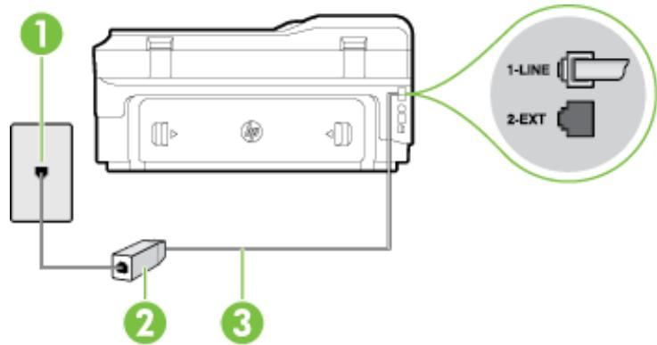 HP OFFICEJET 7612 WF - Szenario B: Einrichten des Druckers für DSL - 2