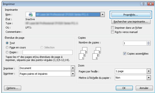 HP COLOR LASERJET PRO 100 MFP M175NW - Selectionner l'orientation de la page avec Windows - 2
