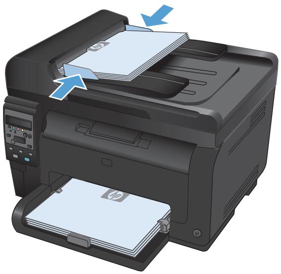 HP COLOR LASERJET PRO 100 MFP M175NW - Assemblage d'une tâche de copie - 1