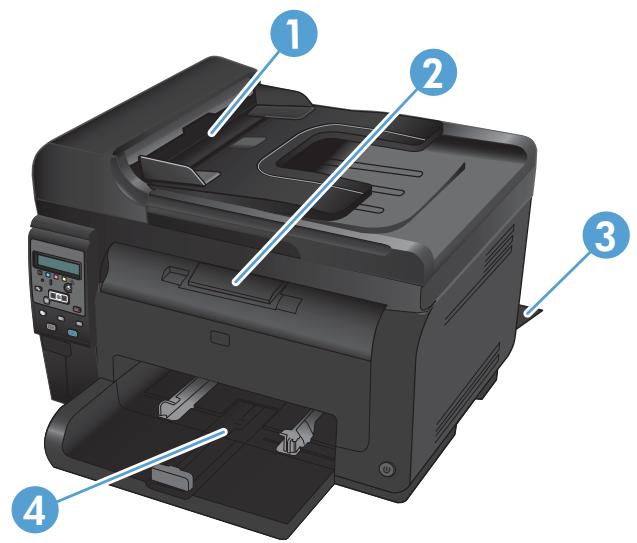 HP COLOR LASERJET PRO 100 MFP M175NW - Emplacement des bourages - 1