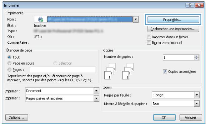 HP COLOR LASERJET PRO 100 MFP M175NW - Creation des raccourcis d'impression - 2