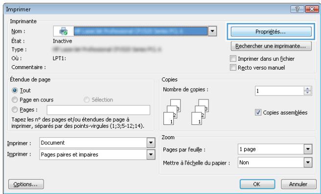 HP COLOR LASERJET PRO 100 MFP M175NW - Ouverture du pilote d'imprimante avec Windows - 2