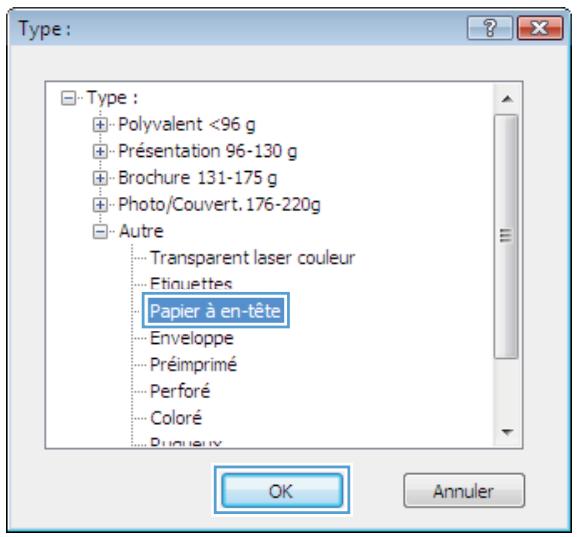 HP COLOR LASERJET PRO 100 MFP M175NW - Impression sur du papier à en-fête ou des formulaires préimprimés avec Windows - 6
