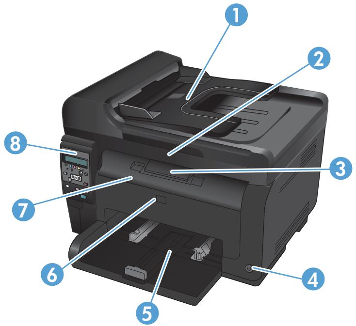 HP COLOR LASERJET PRO 100 MFP M175NW - Vue de face du produit - 1