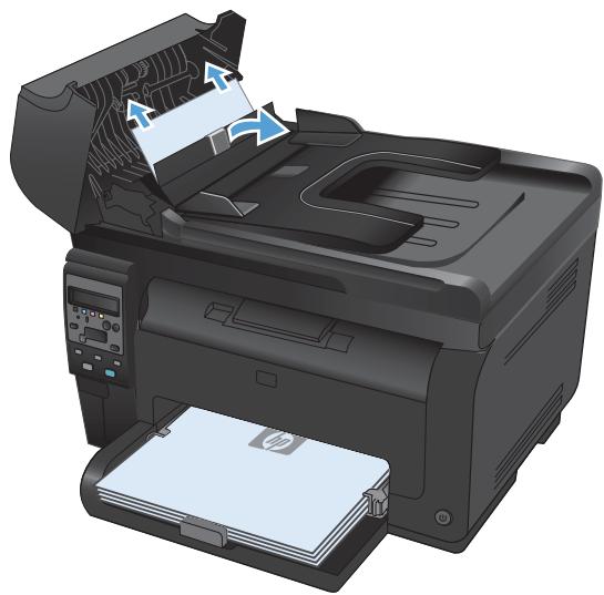 HP COLOR LASERJET PRO 100 MFP M175NW - Supprimer les bourrages du bac d'alimentation - 2