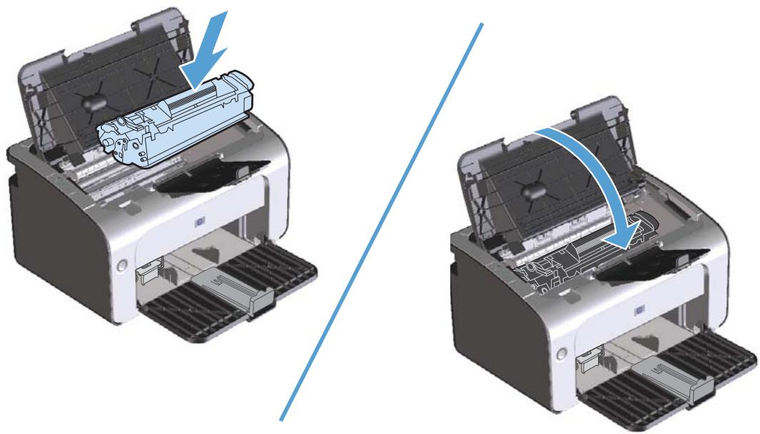 HP LASERJET P1102 - Éliminer les bourrages du bac d'alimentation - 4