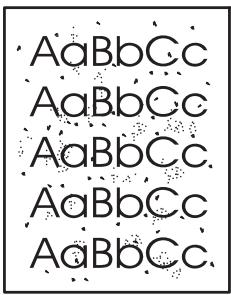 HP LASERJET P1102 - Traces d'encre - 1