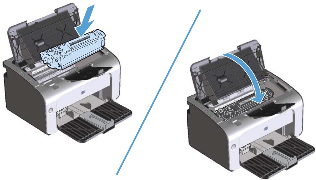 HP LASERJET P1102 - Éliminer les bourrages à l'intérieur de l'imprimante - 3
