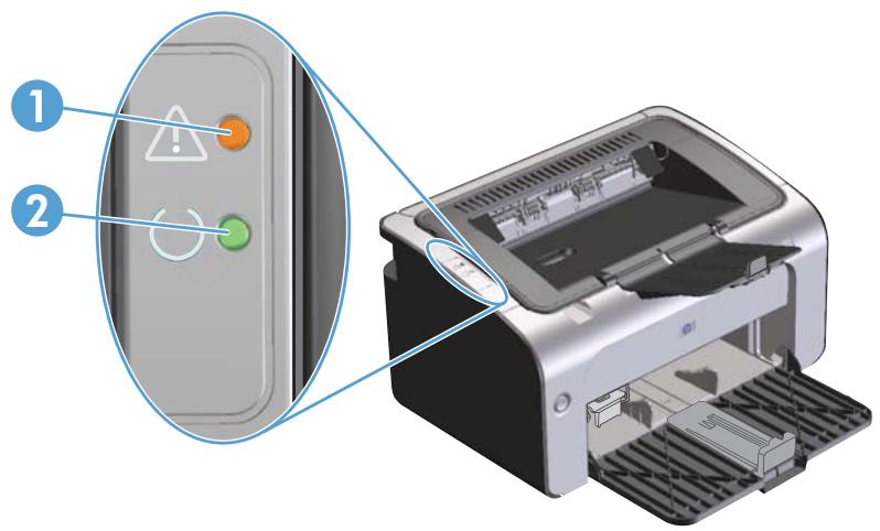 HP LASERJET P1102 - Emplacement du numéro de série et du numéro de produit - 3