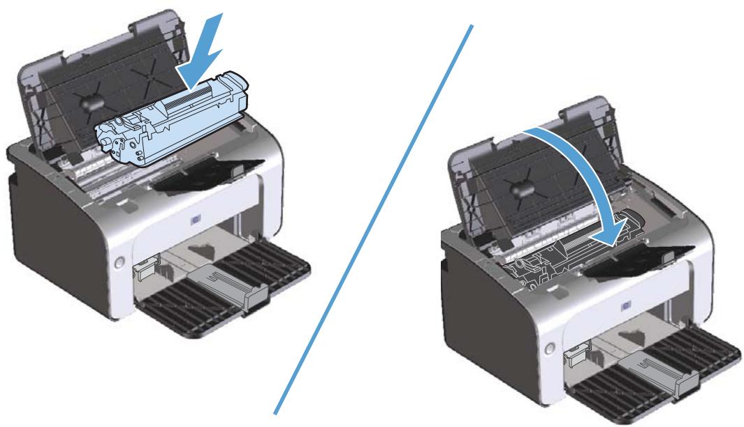 HP LASERJET P1102 - Élimination des bourrages des zones de sortie du papier - 3