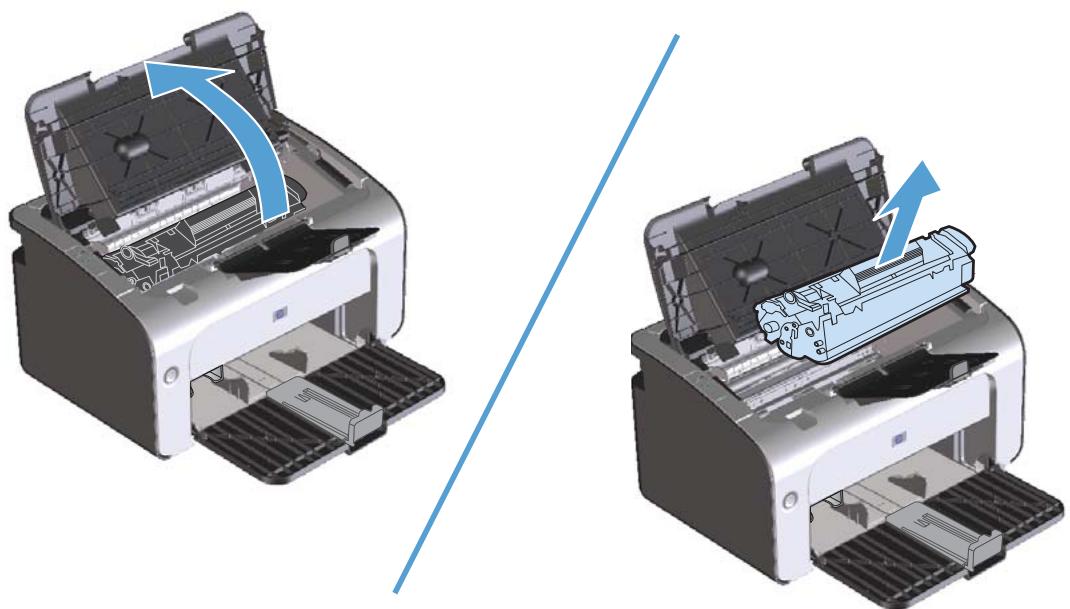 HP LASERJET P1102 - Remplacer le rouleau d'entraînement - 1