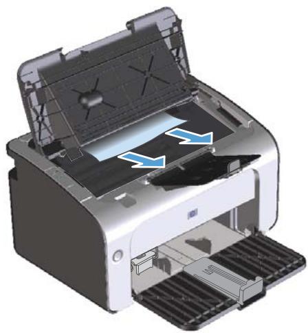 HP LASERJET P1102 - Élimination des bourrages des zones de sortie du papier - 2