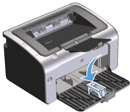 HP LASERJET P1102 - Régler le bac pour un support court (modèles de base uniquement) - 2