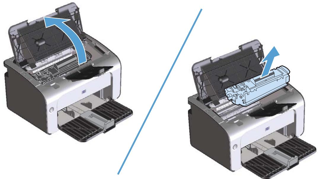HP LASERJET P1102 - Répartition de l'encre - 1