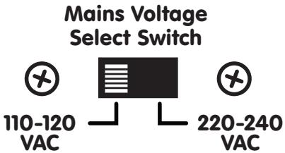 YORKVILLE YSM6 - Mains Voltage Select Switch, Cord and Fuse Replacement - 1