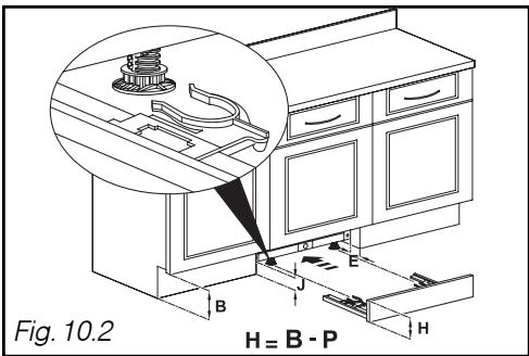 BRANDT VH 900 BE1 - Remontage de la plinthe - 2