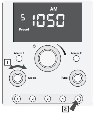 BOSTON ACOUSTICS DUO - Selezionare una stazione radio preselezionata - 1