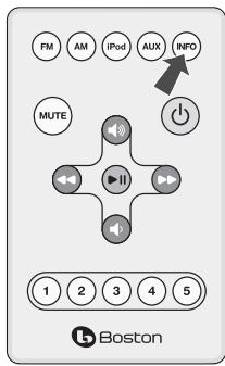 BOSTON ACOUSTICS DUO - Utilisation de la télécommande - 2