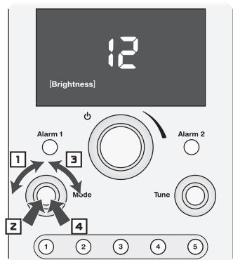 BOSTON ACOUSTICS DUO - Helligkeit der Anzeige - 1