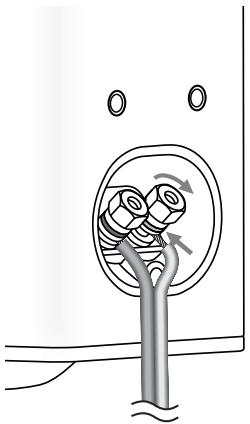 BOSTON ACOUSTICS VS 224 - Connessione degli altoparlanti - 1