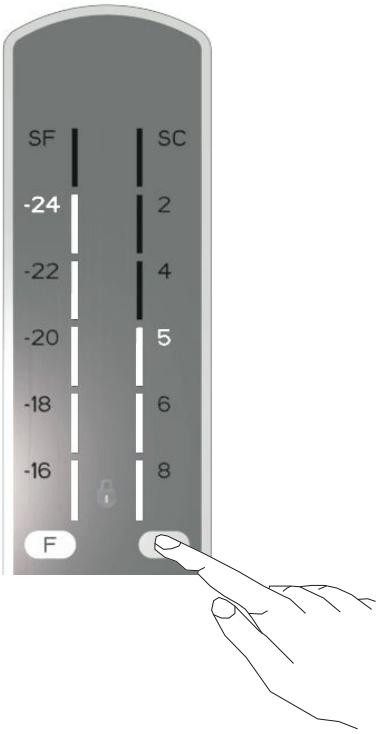 BRANDT BFD561YNW - Réglages de la température du congélateur - 1