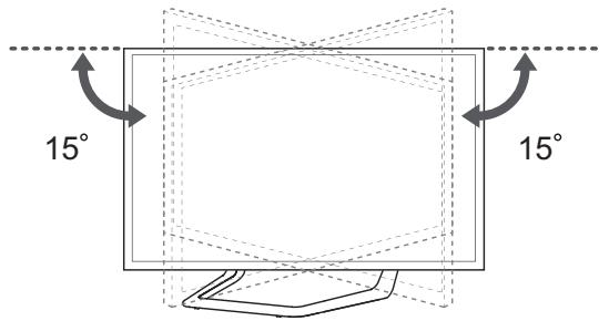 LG 47LA660S - De kijkhoek van de TV aanpassen - 1