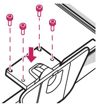 LG 47LA660S - Attaching the stand - 15