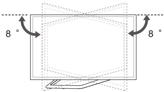 LG 47LA660S - Ajuste del ángulo de la TV según la perspectiva - 3