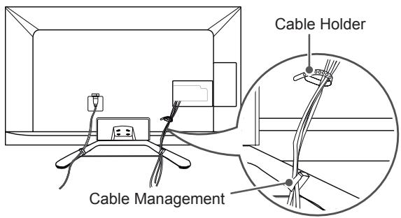 LG 47LA660S - Tidying cables - 1