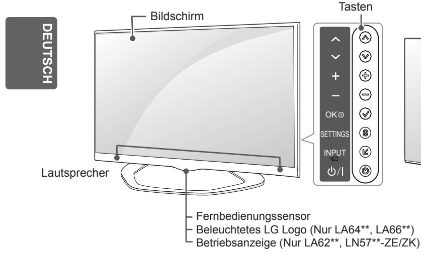 LG 47LA660S - Gehäuse und Bedienelemente - 1
