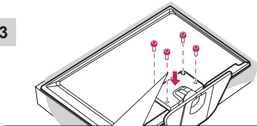 LG 47LA660S - Attaching the stand - 13