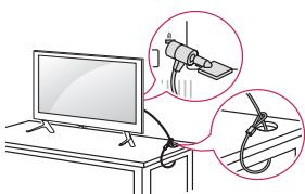 LG 32LF5610 - Het kensington-veiligheidssysteme gebruiken - 1