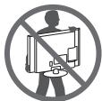 LG 32LF5610 - Lifting and moving the TV - 1