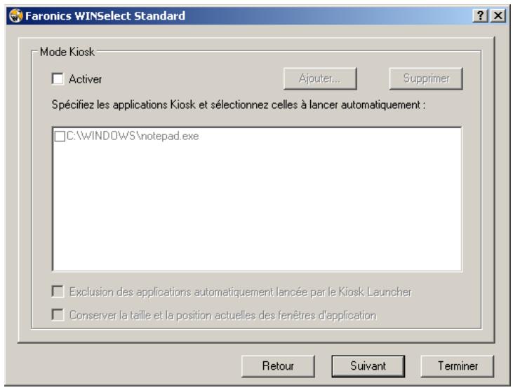 FARONICS WINSELECT STANDARD - Utilisation du mode Assistant WINSelect - 2