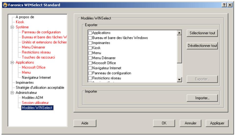 FARONICS WINSELECT STANDARD - Modèles WINSelect - 1