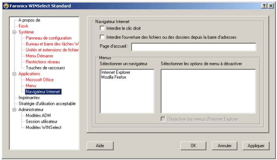 FARONICS WINSELECT STANDARD - Navigateur Internet - 1