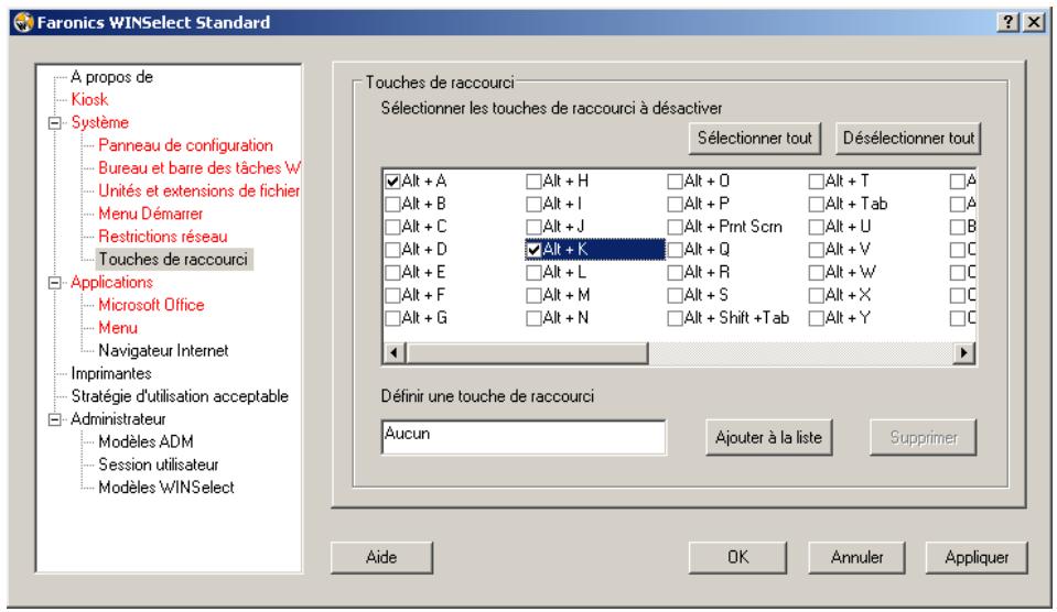 FARONICS WINSELECT STANDARD - Touches de raccourci - 2