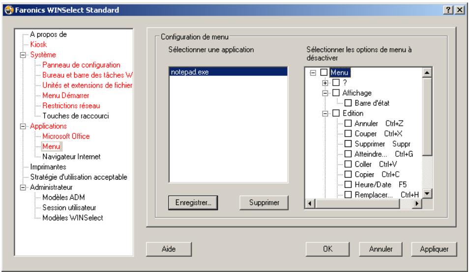 FARONICS WINSELECT STANDARD - Menu - 4