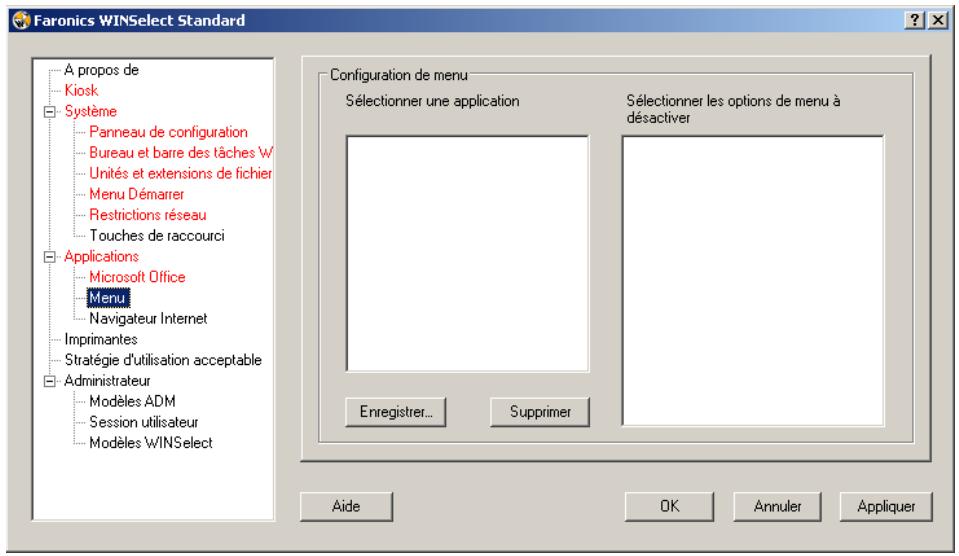 FARONICS WINSELECT STANDARD - Menu - 1
