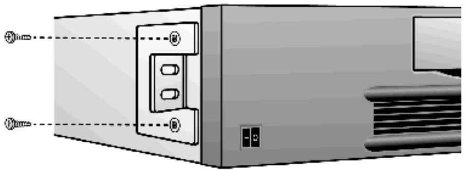 FREECOM VALUELOADER DLT - Installation du péripérique ValueLoader dans un rack - 1
