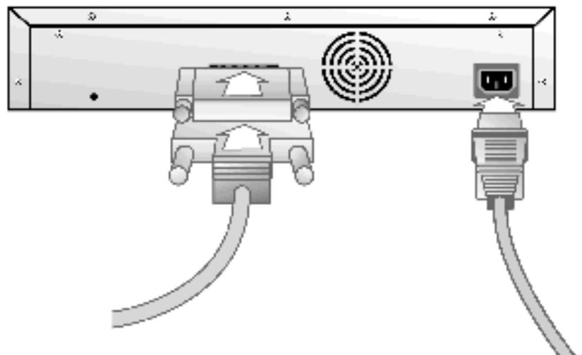 FREECOM VALUELOADER DLT - Connexion des cables SCSI et d'alimentation - 1