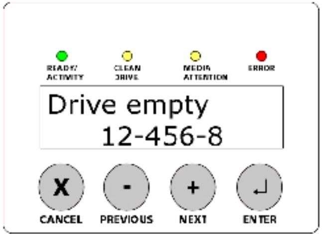 FREECOM VALUELOADER DLT - Présentation du panneau de commande - 1
